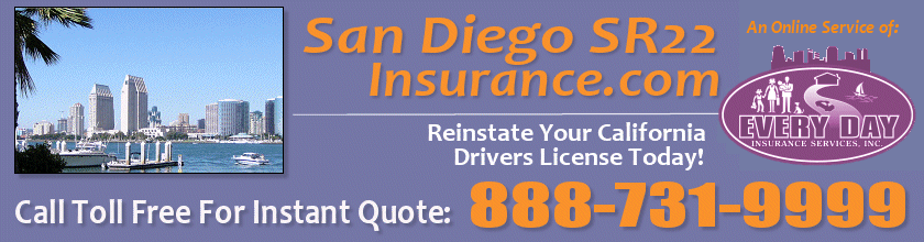 Low Cost California SR22 filing insurance quotes